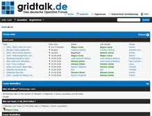 Tablet Screenshot of gridtalk.de